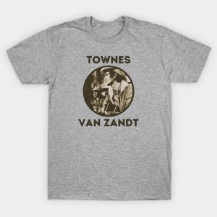 townes van zandt || midle cokelat T-Shirt